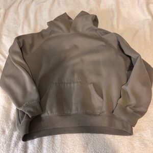 Gray/brown Hoodie with Front Pocket